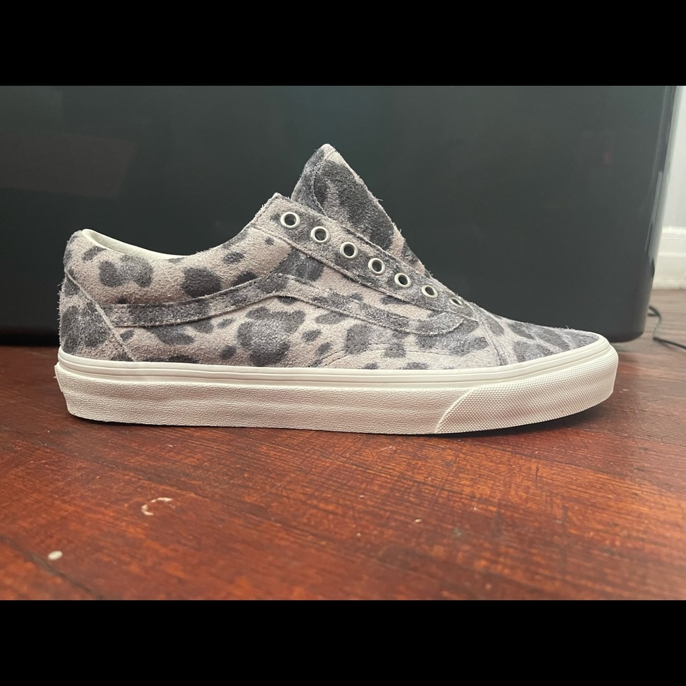 🥑Vans Old Skool Hairy Suede Leopard Men’s shoes